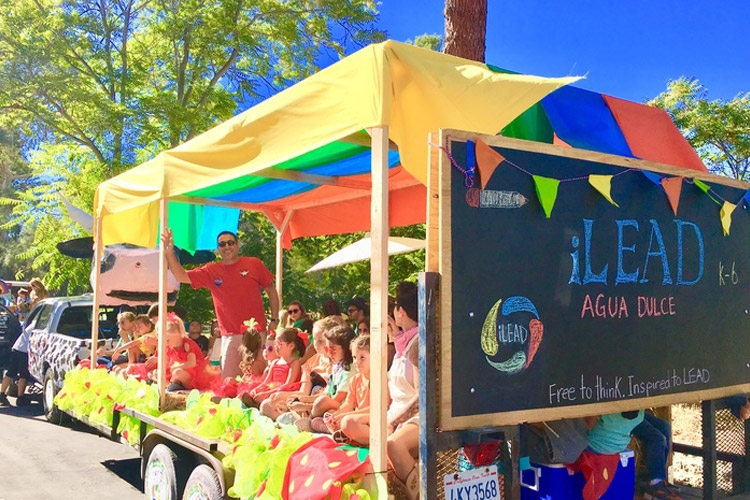 The iLead float at the Agua Dulce Country Fair Parade