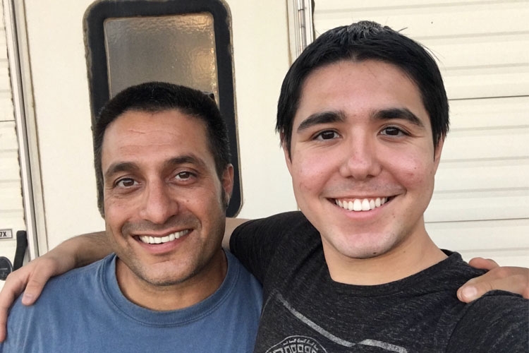 Ed Porter and son Sean