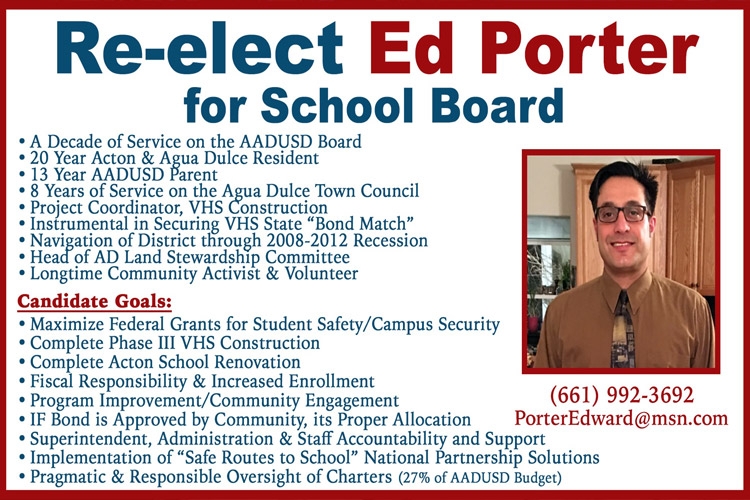 Re-Elect Ed Porter for School Board