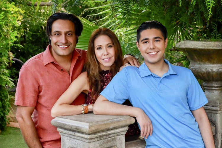 Ed Porter with his wife Robyn and their son Sean, a 13 year K-12 alumni of AADUSD