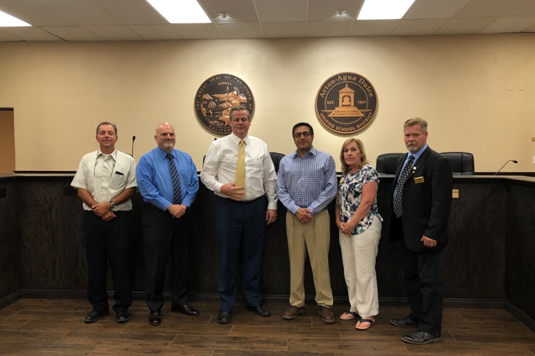 With VHS Principal Dan Andrus