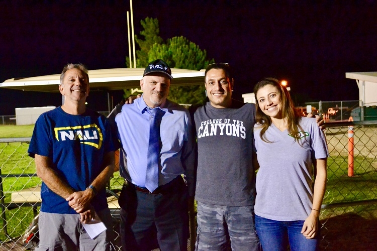 Superintendent King, Board VP Fox, HD Principal Dr Bice